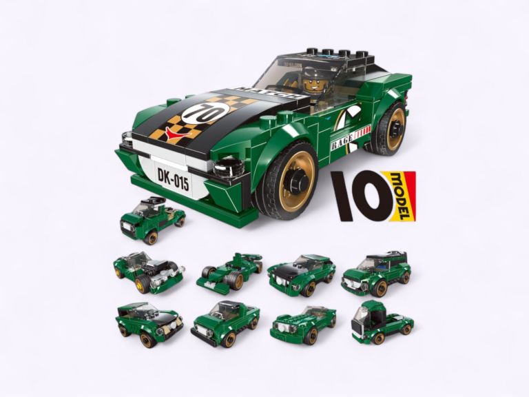 10-in-1 Car Racing Blocks Set