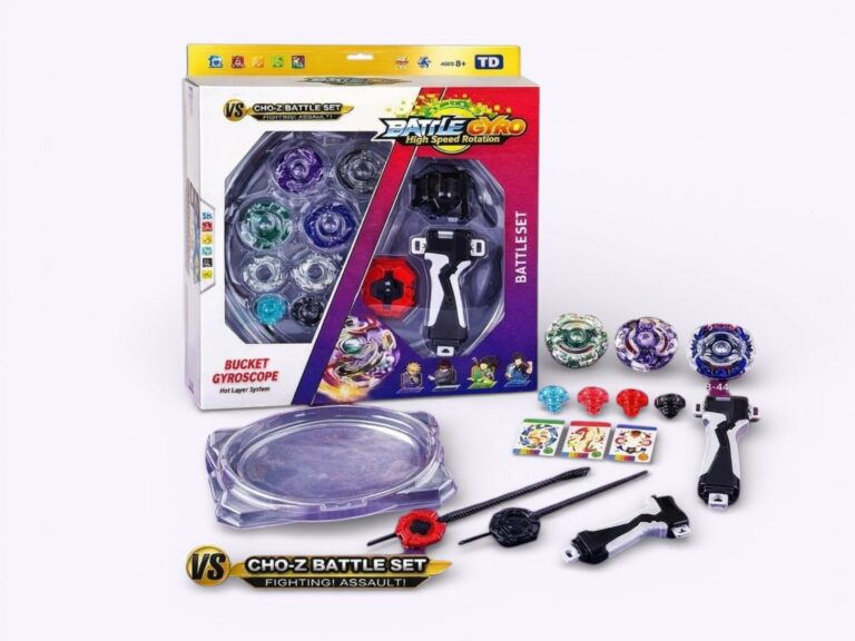 Battle Bucket Spin Arena – High-Speed Gyro Fighting Set for Kids